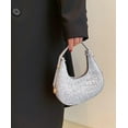 thumbnail image 3 of LHSHID Women’s Small Shoulder Bag Felt Soft Top Handle Y2k Underarm Bag Medium Tote Cute Dumpling Bag, 3 of 7