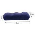 thumbnail image 2 of Freer Home Sleeping Leg Support Bed Pillow chair back support memory Cushion Memory Foam Leg Foot Rest Blue, 2 of 9