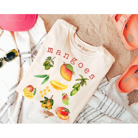 Retro Mango Shirt Mangoes Shirt Exotic Summer Fruit Shirt Fruit Lover Shirt Farmers Market Shirt Tropical Fruit Shirt
