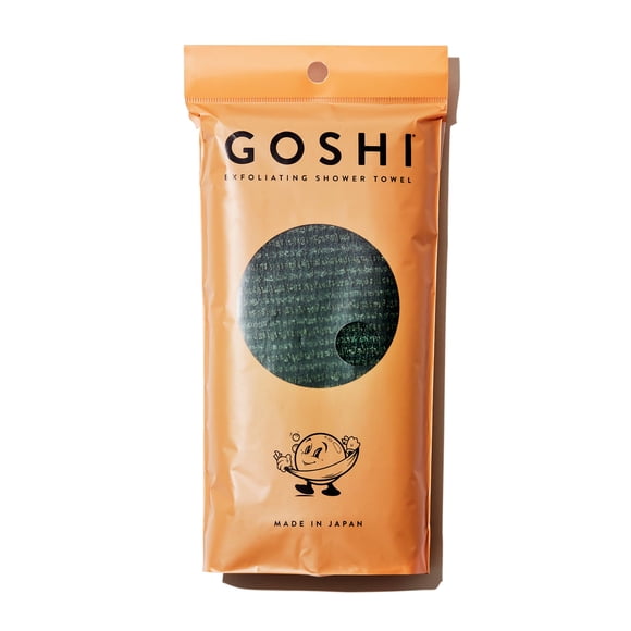 Toalla de ducha exfoliante GOSHI resistente a la rotura para todo tipo de piel