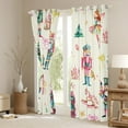 thumbnail image 3 of Feelyou Christmas Nutcracker Black Out Curtains for Kid, Dreamy Princess Castle Curtains Pack of 2 (42x63 Each), Cartoon Bowknot Bedroom Curtains, Living Room Curtains Decor, 3 of 6