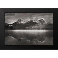thumbnail image 2 of Majchrowicz, Alan 18x13 Black Modern Framed Museum Art Print Titled - Little Redfish Lake Mist II, 2 of 5