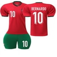 thumbnail image 5 of 2024 European Cup Portugal Home Football Uniform Set No. 7 Ronaldo jersey No.8 Fernandes No.11 Phillips sportswear, 5 of 14