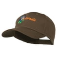 thumbnail image 2 of USA State Colorado Columbine Embroidered Low Profile Cotton Cap - Brown OSFM, 2 of 5
