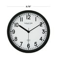 thumbnail image 6 of Mainstays Basic Indoor 8.78-inch Black Analog Round Wall Clock, 6 of 11