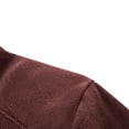 thumbnail image 5 of Gytharion Solid Color Big and Tall Pullover Shirts for Men Buttoned Stand Collar Blouses Casual Long Sleeve Tops, 5 of 7
