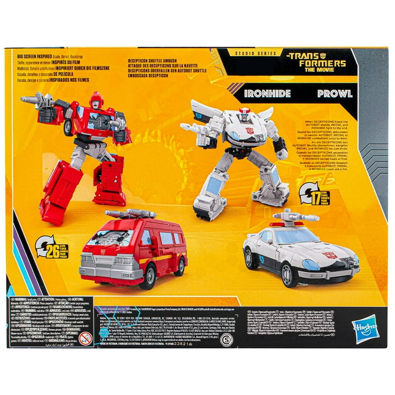 Transformers Studio Series Buzzworthy Bumblebee 86-24-BB Ironhide & 86-20-BB Prowl - 2-Pack Transformers Studio Series Buzzworthy Bumblebee 86-24-BB Ironhide & 86-20-BB Prowl - 2-Pack