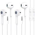 thumbnail image 1 of SUTENGDA 2 Pack Wire Earbuds Headphones with 3.5mm Plug Earphones [MFi Certified] Built-in Microphone & Volume Control Compatible with /ipad/Android/Computer and Other 3.5mm Jack Devices, 1 of 8