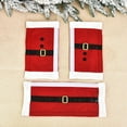 thumbnail image 7 of TETOU 3Pcs Refrigerator Door Handle Covers Protector, Santa's clothes Kitchen Appliance Covers, Microwave Oven Dishwasher Christmas Decorations, 7 of 7