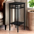 thumbnail image 6 of HomeRoots 489659 28 in. Black End Table with Shelf, 6 of 6