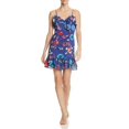 thumbnail image 2 of PARKER $298 Womens New 1031 Blue Floral Ruffled Dress 10 B+B, 2 of 2