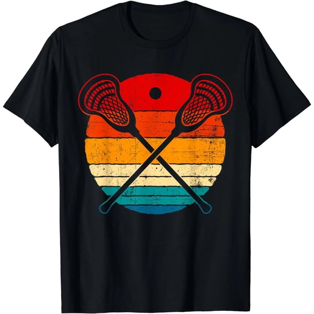 Jugadora de Lacrosse, Estilo Retro, Equipo de Lacrosse, Playera de Lacrosse para Mujer