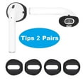 thumbnail image 2 of Flmtop 2 Pairs Ultra-slim Silicone Protector Case Cover for Apple AirPods Ear Buds Tip, 2 of 10