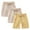 Yellow2, variant on Plebaso 3 Pack Girls Boys Shorts Summer Elastic Waist Casual Shorts Lightweight Kids Shorts with Pockets