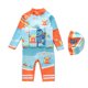 thumbnail image 1 of Odeerbi Traje de Baño de Flotación de Niños 6M-4Y Con Gorra de Baño de Una Sola Pieza de Flotabilidad Rash Guard Upf 50 + Traje de Flotación de Protección Solar, 1 of 5