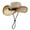 Khaki, variant on jiaxiM Wide Brim Hats for Women Unisex Panama Jazz Wide Brim Straw Hat for Men Women Beach Outdoor