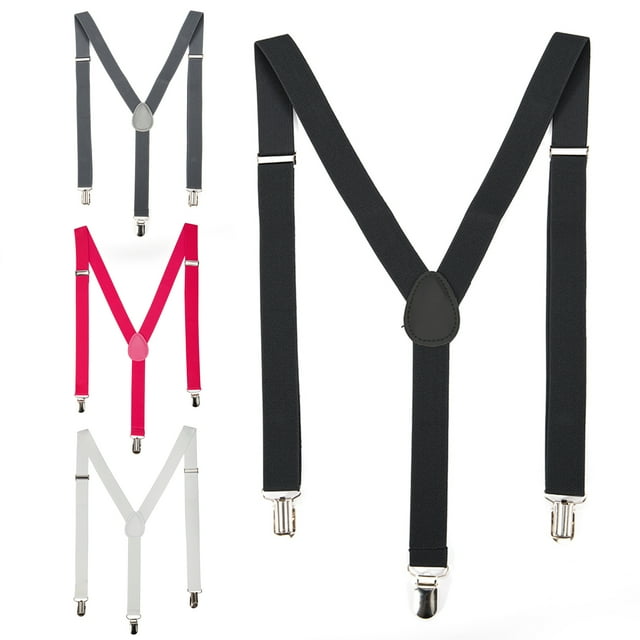 Men's Yshape Suspender Elastic Straps Adjustable Suspenders with