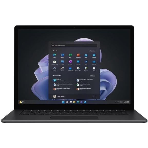 Restored Microsoft Surface Laptop 5 15" Touch 16GB 256GB SSD Core™ i7-1265U 2.3GHz Win 11 Pro, Matte Black