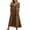 Brown, variant on Vacation Dresses for Women V-Neck Short Sleeve Casual Beach Dress with Pockets Womens Summer Dresses