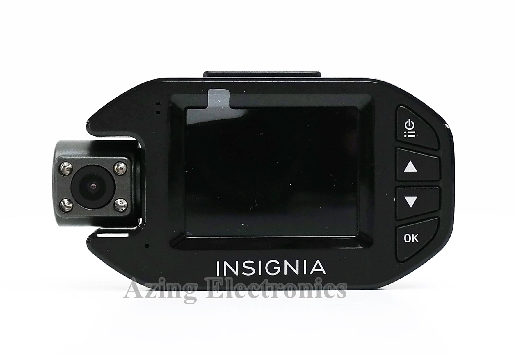  Insignia - Front and Rear Camera Dash Cam - Black : Electronics
