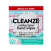 Cleanze Antibacterial Hand Wipes -6x100ct individual packs