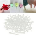 thumbnail image 4 of 100 Pieces Flower Picks Flower Holder Tube DIY Craft Flower Stems Clear Fixed Spikes for DIY Craft L, 4 of 9