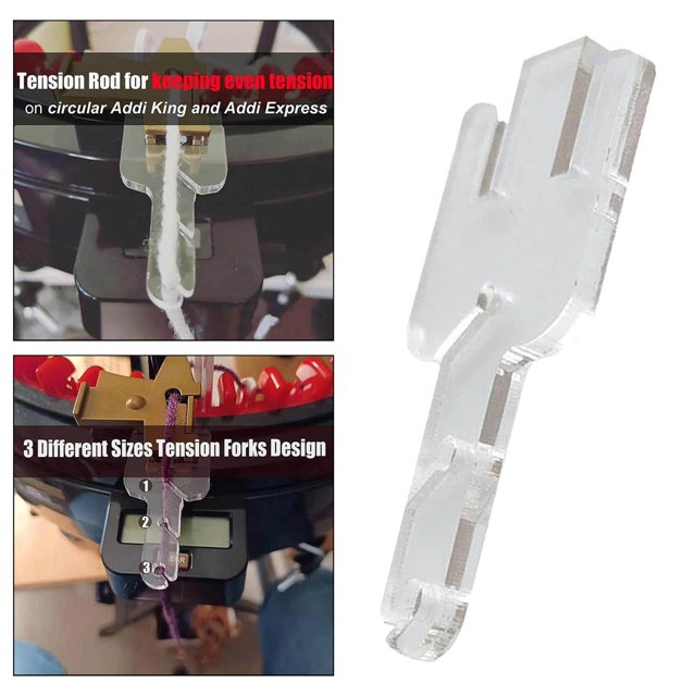 Varillas de tensión, máquina de tejer, adaptadores de tensor de hilo, máquinas de tejer, accesorios tensores para adultos, , principiantes, BLESIY Adaptador de máquina de tejer