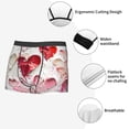 thumbnail image 4 of Fotbe Textured Heart Abstract Art Men’s Total Support Pouch Boxer Briefs, X-Temp Cooling, Moisture-Wicking Underwear, Regular, Long-leg and Trunk-XX-Large, 4 of 6
