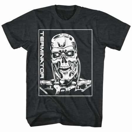 Terminator Movies Machine Skull Adult Short Sleeve T Shirt