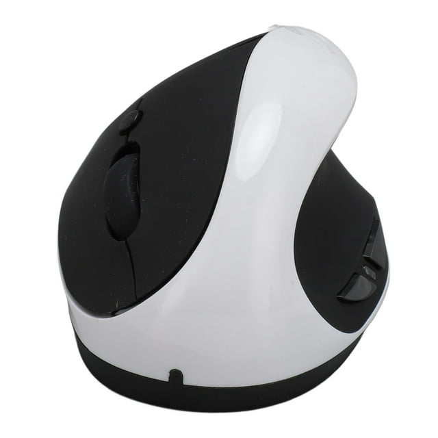 Ergonomic Vertical Mouse, USB Rechargeable Optical Mouse with 800 1200 1600 DPI for PC Laptop Tablet, Broad Compatibility