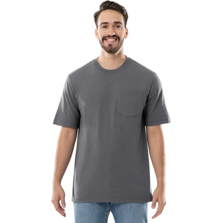 Brahma Men's Short Sleeve Workwear T-Shirt, Size S-4XLT (Men's, Big Men's, and Tall)