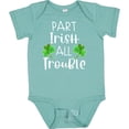 thumbnail image 3 of Inktastic Part Irish All Trouble St. Patrick's Day with Green Clovers Boys or Girls Baby Bodysuit, 3 of 5