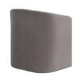 thumbnail image 5 of Steve Silver Iris Upholstered Velvet Accent Chair, Fog, 5 of 9