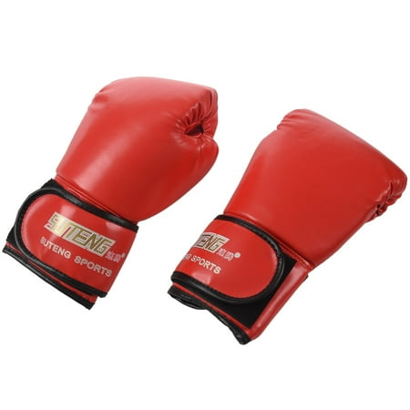 

PU leather sport training equipment Boxing Gloves（red）