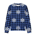 thumbnail image 7 of Piuwrlz Girl Winter Sweatshirts Kids Sweat Top Loose Pocket Round Neck Hoodie Blue Size 7 Years, 7 of 7