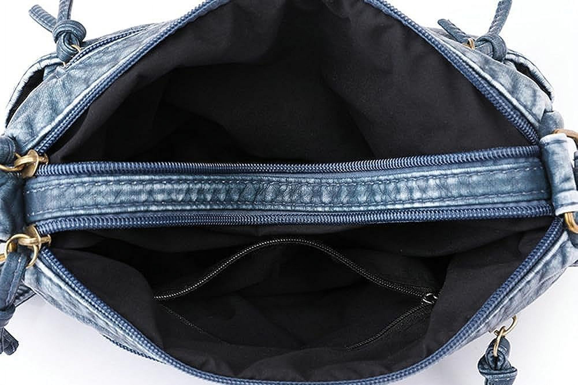 Euphrates Leather Hobo Bag, Large Crossbody photo 4