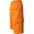 thumbnail image 4 of Ma Croix Men's Comfort Fleece Cargo Sweat Shorts with Drawstring, 4 of 5