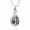 Silver, variant on Tree of Life Urn Necklaces for Ashes for Women Men Abalone Shell Teardrop Cremation Jewelry Memorial Human Ashes Pendant
