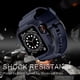 thumbnail image 5 of Compatible con Apple Watch Band 41 mm 40 mm 38 mm con estuche, correa de banda resistente a prueba de golpes para iWatch SE Series 7 6 5 4 3 2 1 41 mm 40 mm 38 mm con funda protectora para hombres y m JFHHH pequeña, 5 of 5