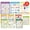 Spanish, variant on 10Pcs Thematic Word Learning Posters Charts 11.22x8.26Inch Laminated Vocabulary Posters For Classroom And Homeschooling