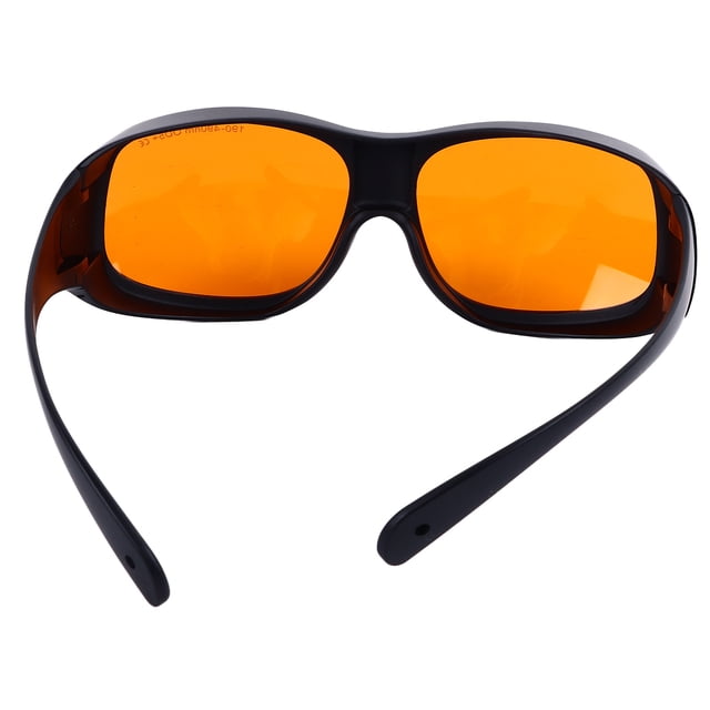 Gafas Protectoras, Protección Ocular De 190 A 490 Nm, Uso Cómodo, Gafas De Seguridad Con Montura Negra TR90 Para El Hogar