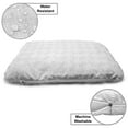 thumbnail image 3 of Abstract Pet Bed, Soft Tone Geometric Snail Inspired Spiral Swirls Illustration Repetitive, Resistant Pad for Dogs and Cats Cushion with Removable Cover, 24" x 39", Pale Grey and White, by Ambesonne, 3 of 4