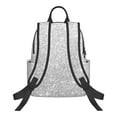 thumbnail image 2 of Naloa Silver Glitter Print Lightweight DayBackpack Suitable for school, work, shopping, travel, etc., 2 of 5