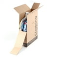 thumbnail image 3 of Pen+Gear Clothing Storage Box, Recycled Moving Storage Box, 22 in L x 7 in W x 30 in H, 6 Count, 3 of 6