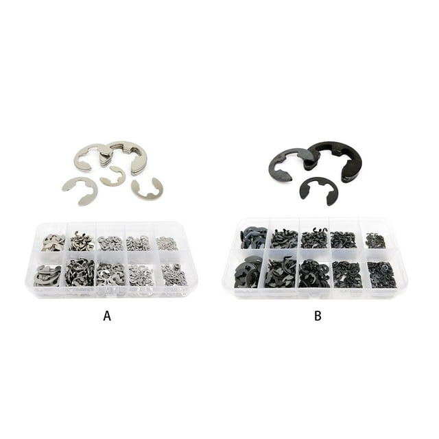 VONKY 580 Pcs Laveuse Abordable - Rétention Durable et Sécurisée à Prix Abordable Fiable Encliquetage Noir 1Set