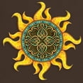 thumbnail image 3 of CafePress - Mosaic Sun Dark T Shirt - 100% Cotton T-Shirt, 3 of 4