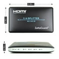 thumbnail image 3 of Zettaguard 1 x 4 HDMI Splitter 1 Input 4 Output Digital 1X4 Splitters with Full HD 4K x 2K, 3840 × 2160, 3D Support (ZW140), 3 of 6