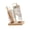 Rubber wood, variant on Yihuala 8 Shape Wooden Base Glass Cup Ashes Catcher Incenses Stick Holder Burners for Home Decors With Upside Down Feature