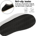 thumbnail image 4 of BERANMEY Cozy Platform Fuzzy Slippers for Women and Men Short Ankle Slippers with Anti-Slip Sole Lined with Warm Furry Perfect for Indoor & Outdoor Use, 4 of 8