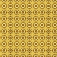 thumbnail image 1 of Ahgly Company Indoor Square Patterned Bold Yellow Area Rugs, 6' Square, 1 of 1